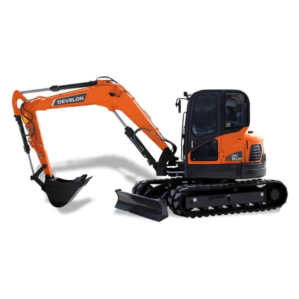 Mini Escavadeira Develon – DX80R